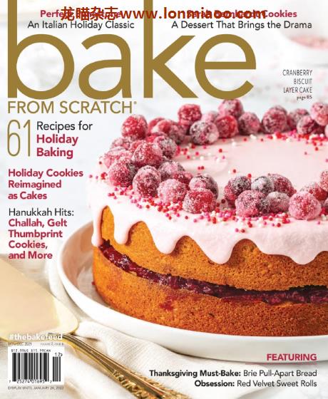 [美国版]Bake from Scratch 面包甜品烘焙 PDF电子杂志 2021年11-12月刊